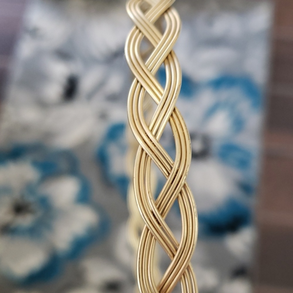 Gold Braided Headband ADD TO A BUNDLE - Picture 3 of 4